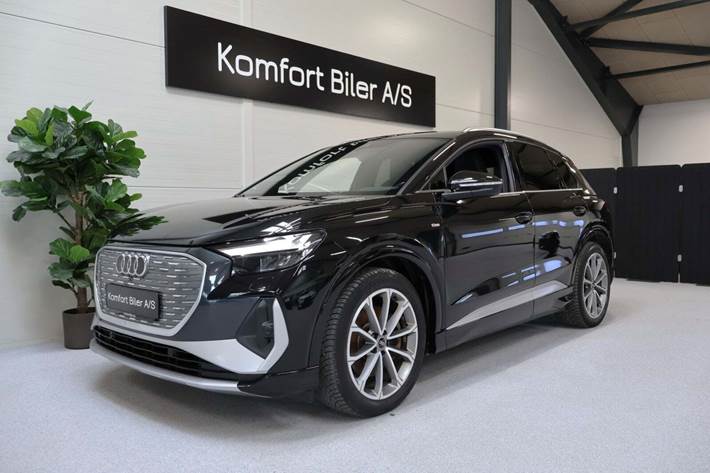 Sort Audi Q4 e-tron fra 2023