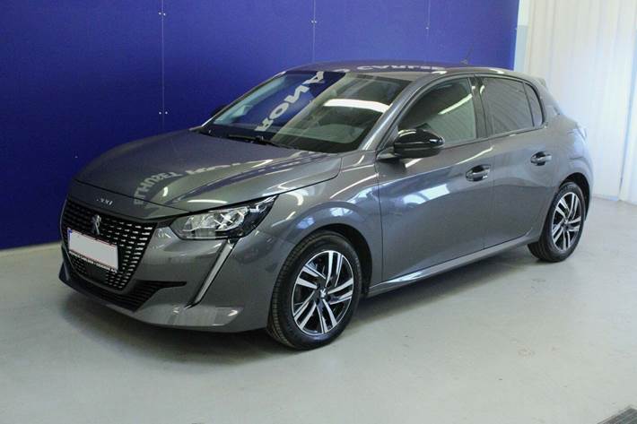 Grå Peugeot 208 fra 2023