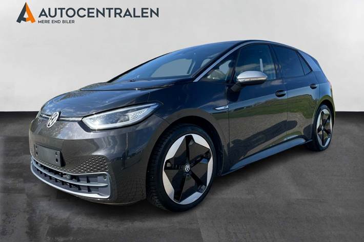 Grå VW ID.3 fra 2020 set udefra