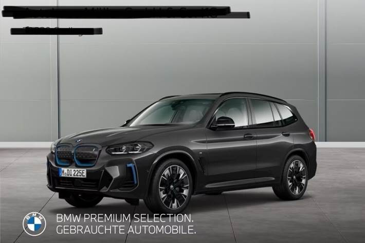 Grå BMW iX3 fra 2022