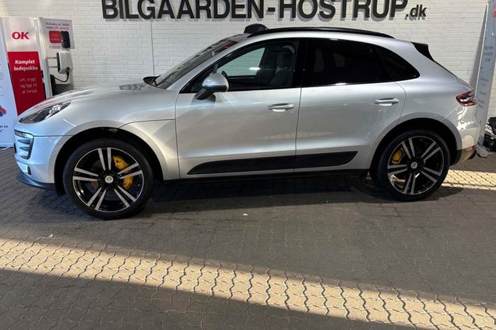 Sølv Porsche Macan S fra 2017