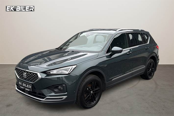 Grøn Seat Tarraco fra 2020 set udefra