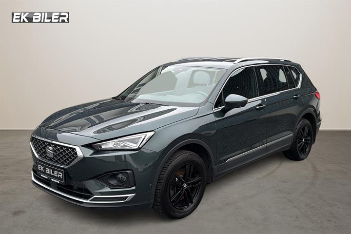 Grøn Seat Tarraco fra 2020 set udefra