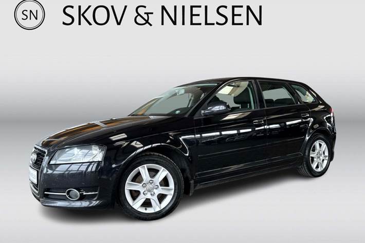 Sort Audi A3 fra 2012