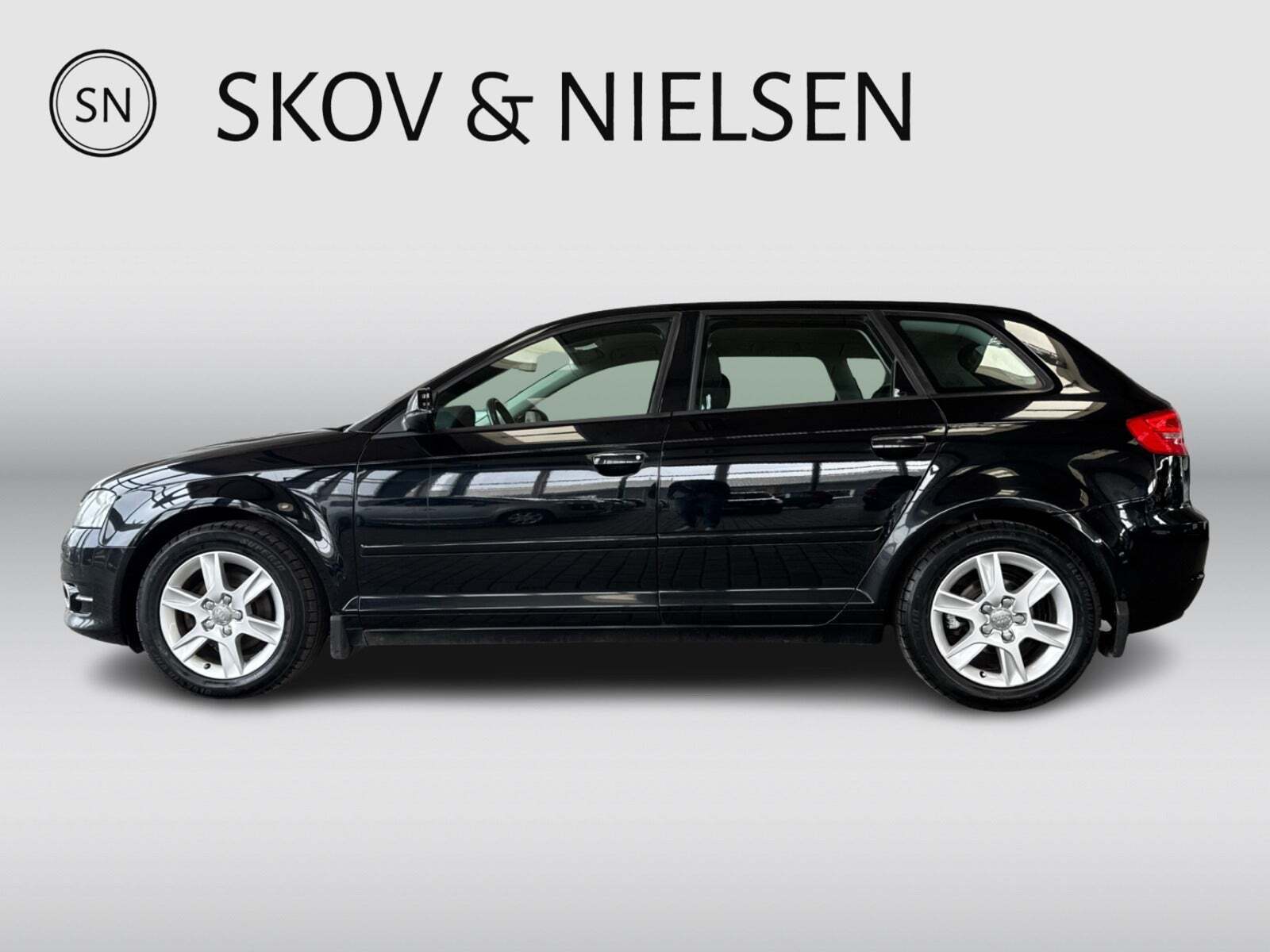 Sort Audi A3 fra 2012