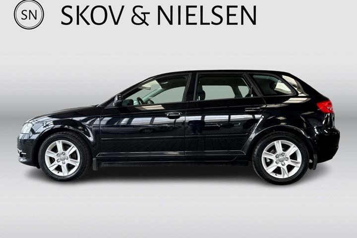 Sort Audi A3 fra 2012