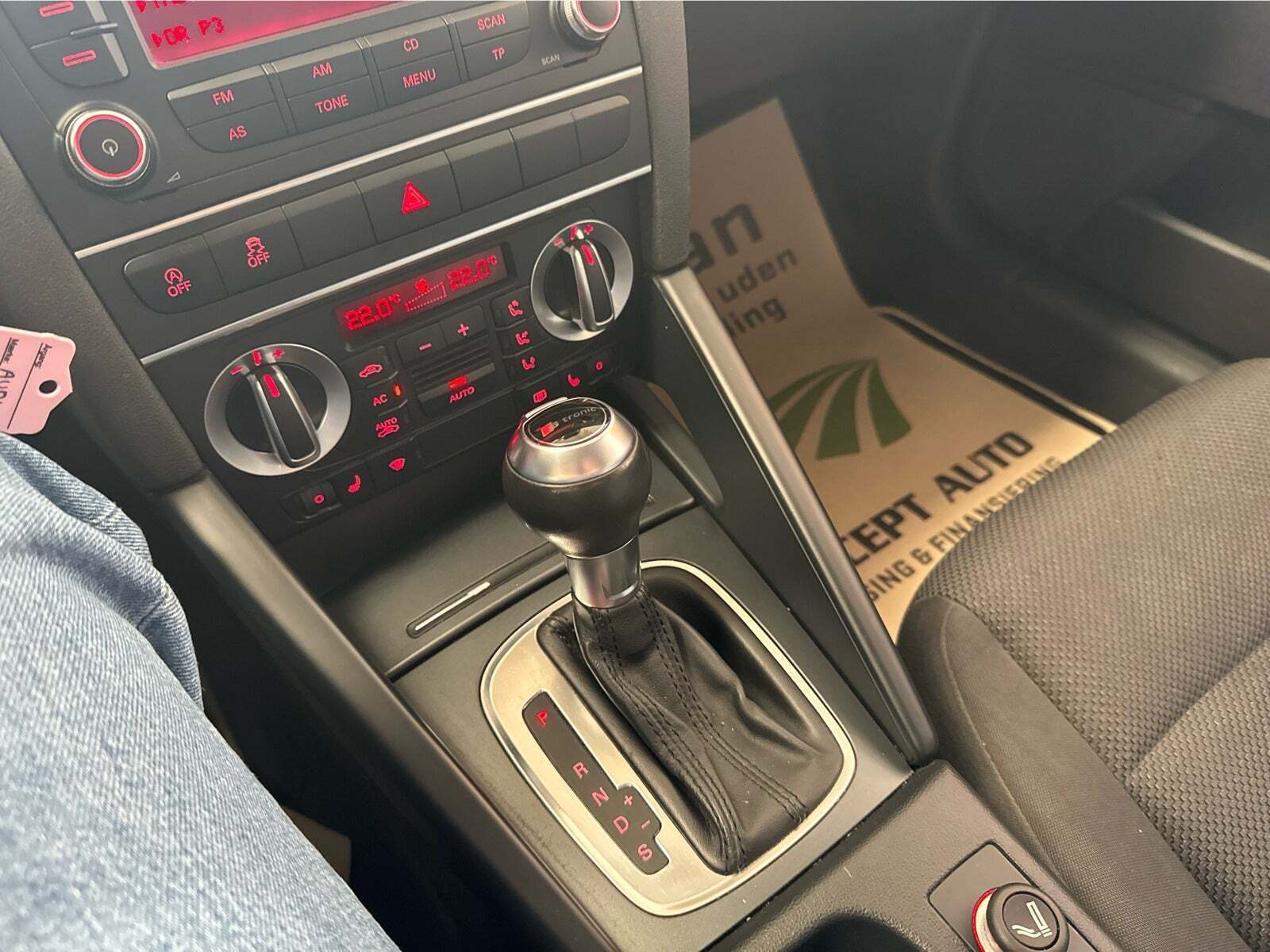 Sort Audi A3 fra 2012