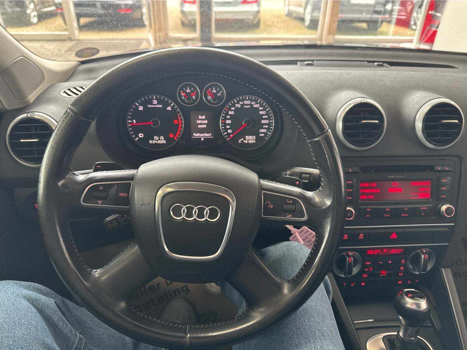 Sort Audi A3 fra 2012