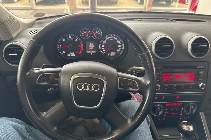 Sort Audi A3 fra 2012