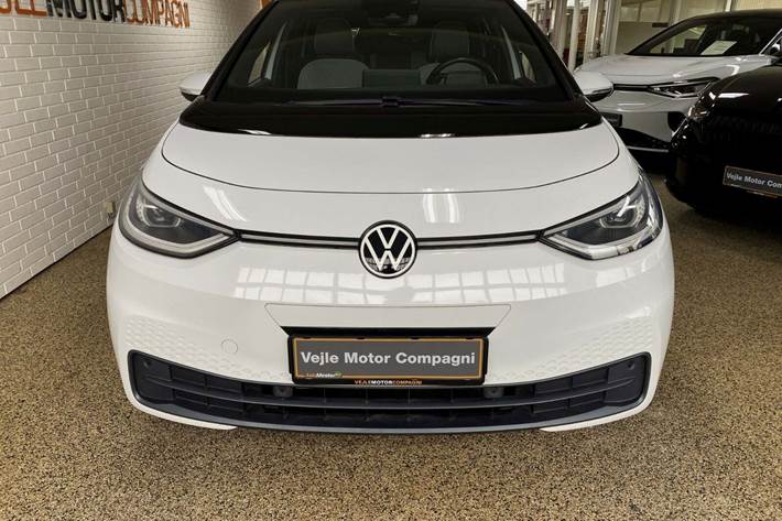 Hvid VW ID.3 fra 2021