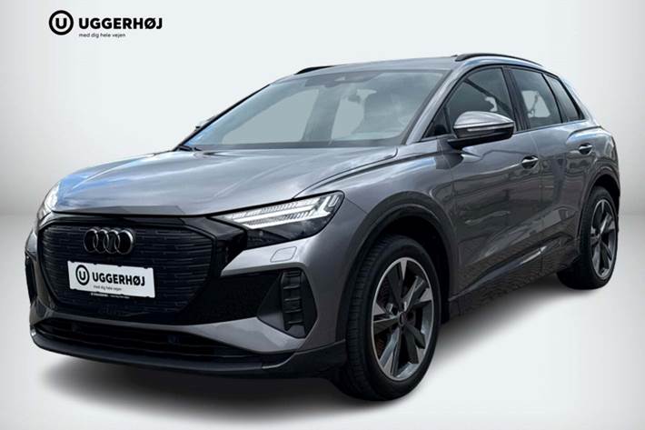 Grå Audi Q4 e-tron fra 2023