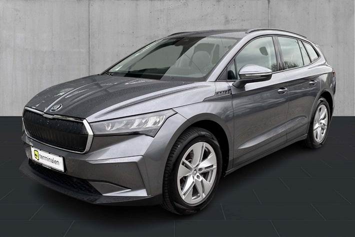 Grå Skoda Enyaq fra 2023