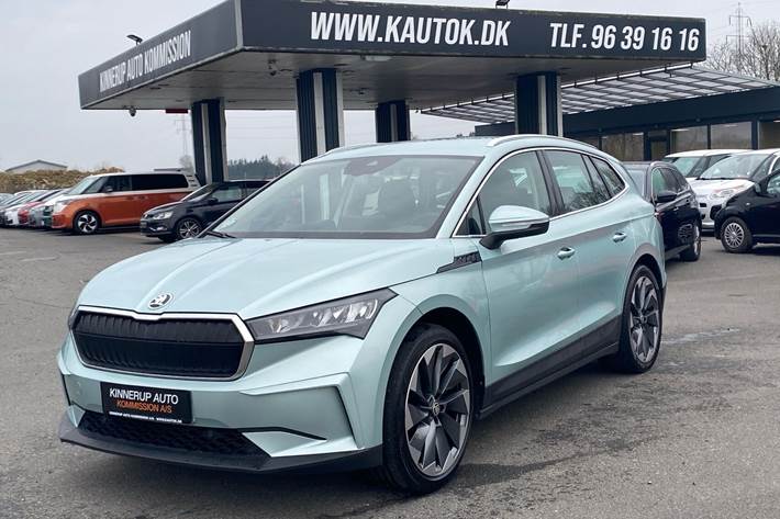 Grøn Skoda Enyaq fra 2021
