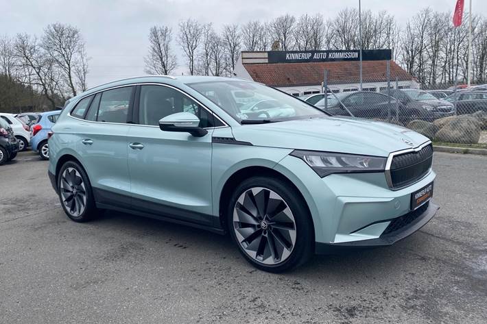 Grøn Skoda Enyaq fra 2021