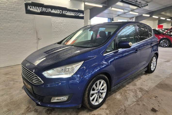 Blå Ford C-MAX fra 2017