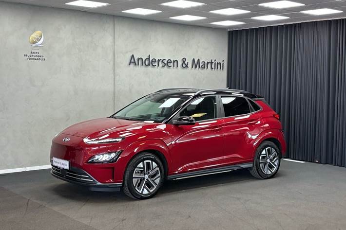 Rød Hyundai Kona fra 2023