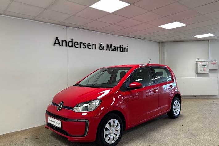 Rød VW e-up fra 2021