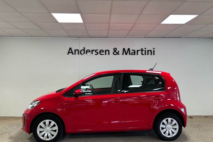 Rød VW e-up fra 2021