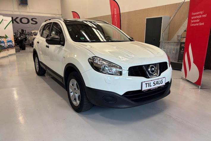 Hvid Nissan Qashqai+2 fra 2012