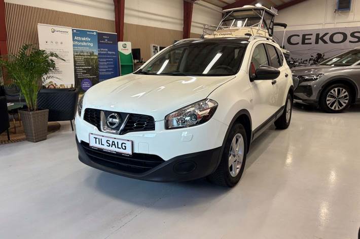 Hvid Nissan Qashqai+2 fra 2012