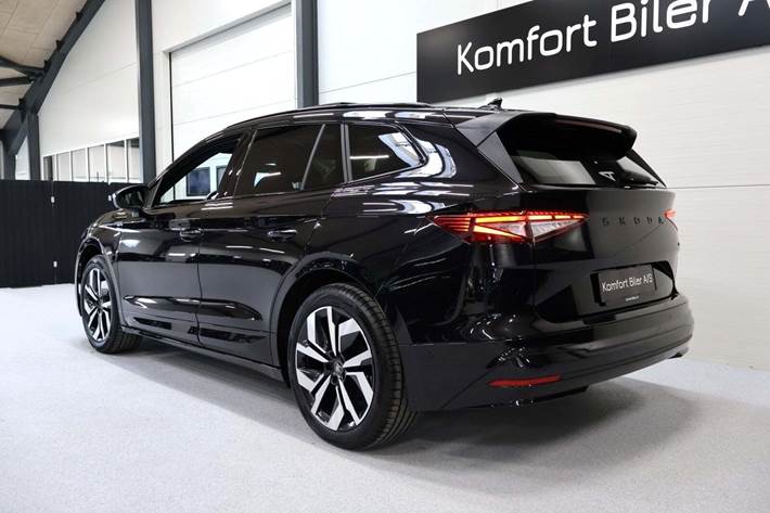 Sort Skoda Enyaq fra 2025