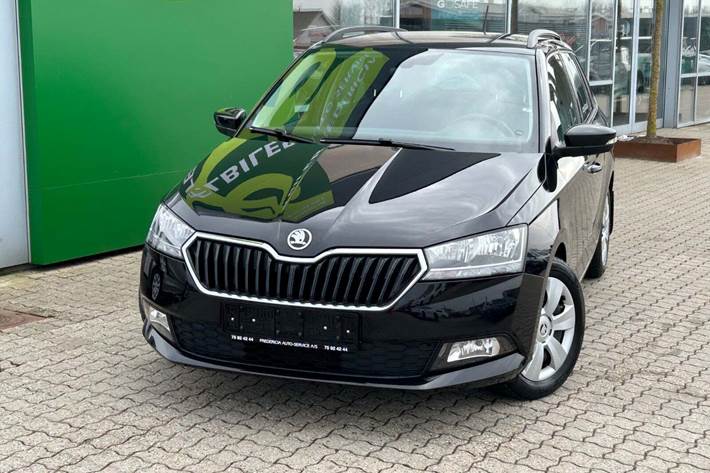 Sort Skoda Fabia fra 2022