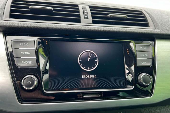 Sort Skoda Fabia fra 2022