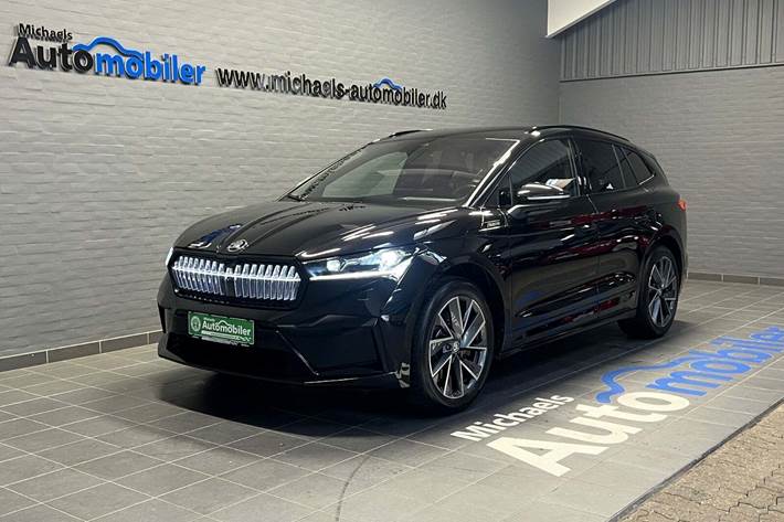 Sort Skoda Enyaq fra 2024
