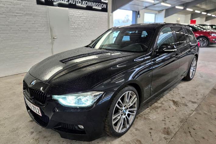 Sort BMW 320d fra 2017