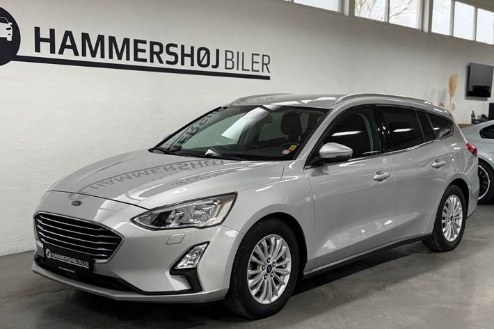 Sølv Ford Focus fra 2019