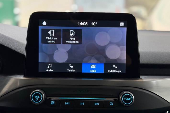 Sølv Ford Focus fra 2019