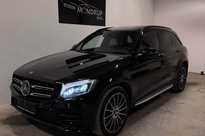 Sort Mercedes GLC350 d fra 2018