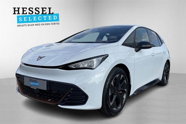 Hvid Cupra Born fra 2024 set udefra