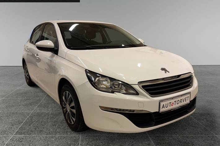 Hvid Peugeot 308 fra 2015