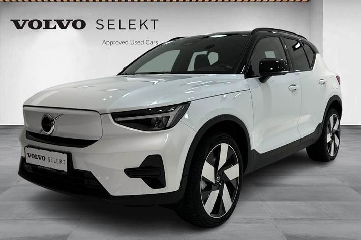 Hvid Volvo XC40 fra 2023