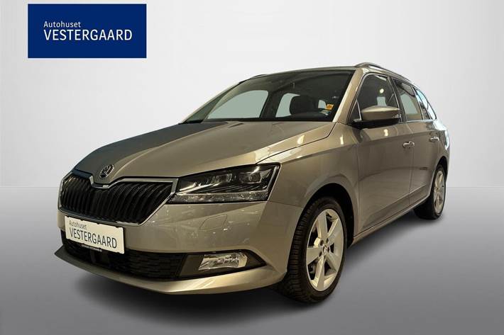 Orange Skoda Fabia fra 2018