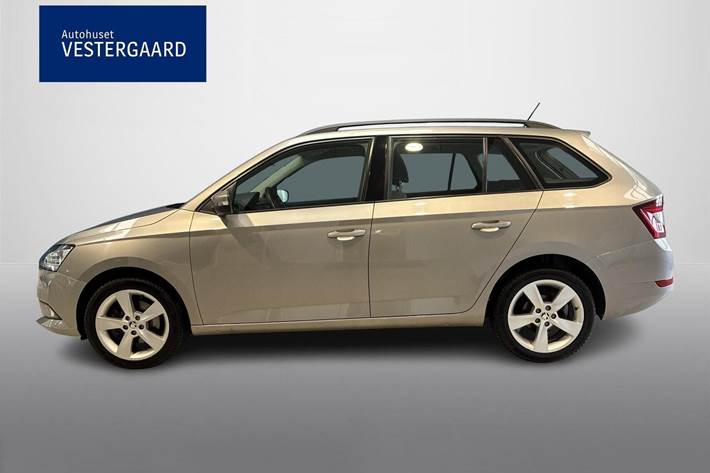 Orange Skoda Fabia fra 2018