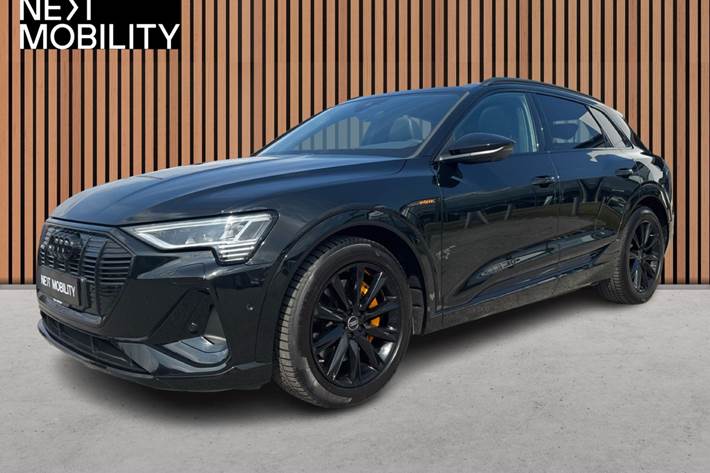 Sort Audi e-tron fra 2022 set udefra