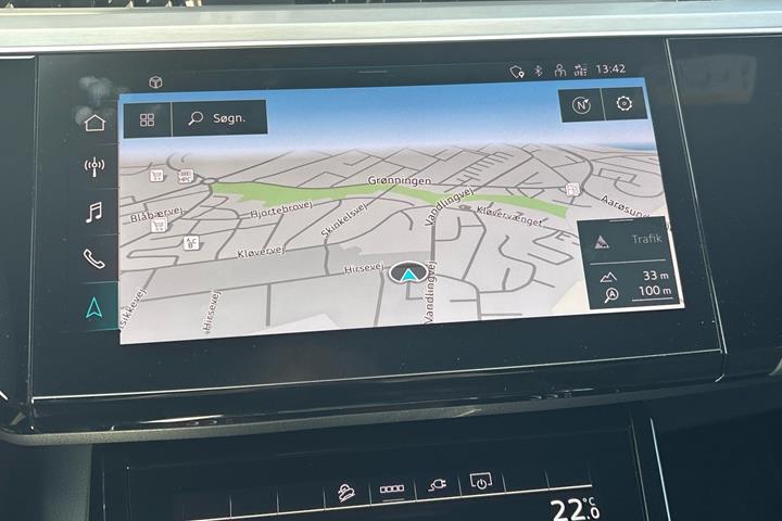Sort Audi e-tron fra 2022