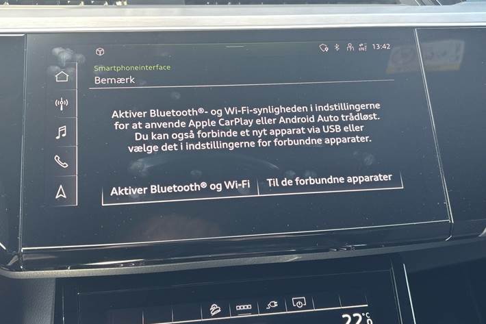 Sort Audi e-tron fra 2022