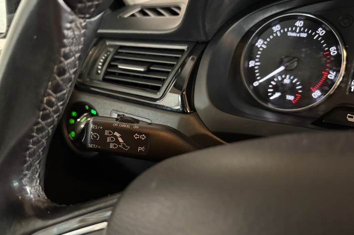 Hvid Skoda Rapid fra 2015