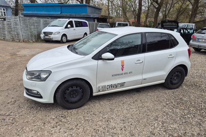 Hvid VW Polo fra 2015