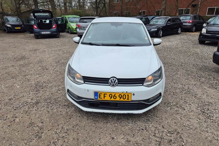 Hvid VW Polo fra 2015