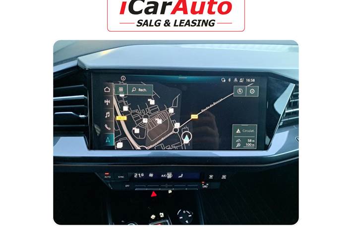 Hvid Audi Q4 e-tron fra 2023