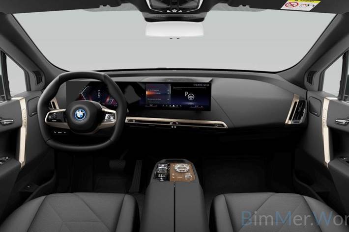 Sort BMW iX fra 2025