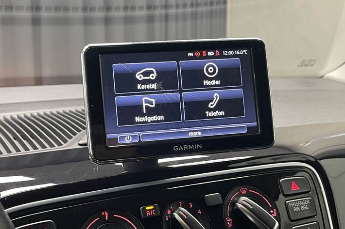 Sølv VW up fra 2016