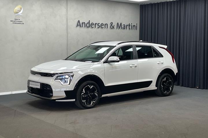 Hvid Kia Niro EV fra 2025