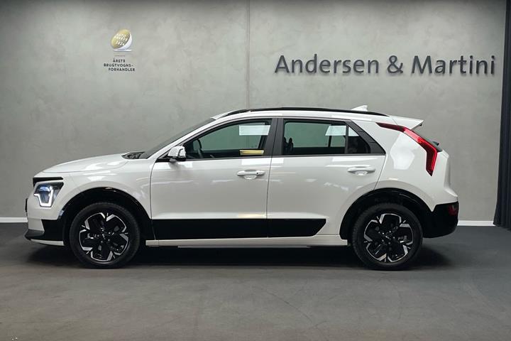 Hvid Kia Niro EV fra 2025