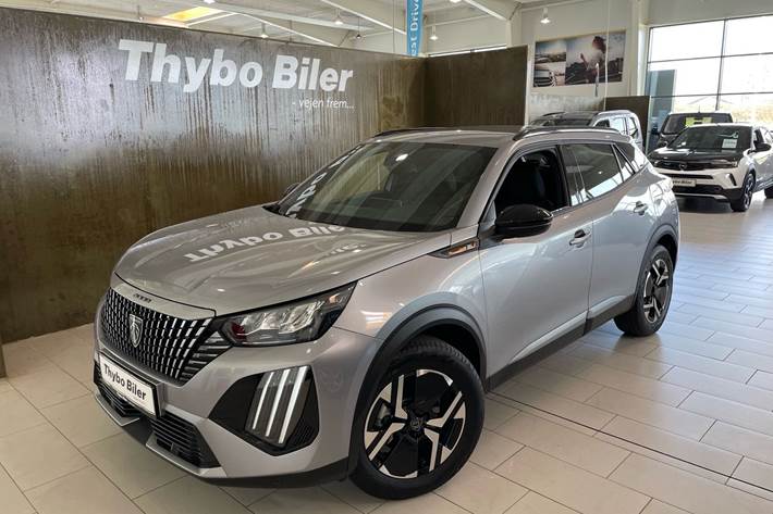 Grå Peugeot e-2008 fra 2025