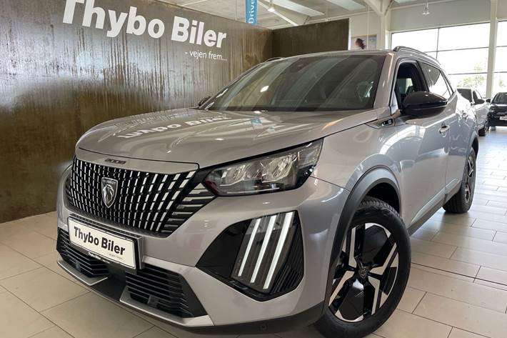 Grå Peugeot e-2008 fra 2025